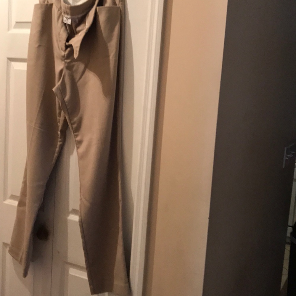 Beige dress pants